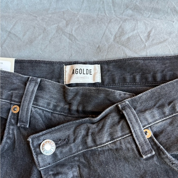 Agolde Criss Cross Denim Jeans - Black - Unworn - Size 30 Waist - Picture 3 of 5